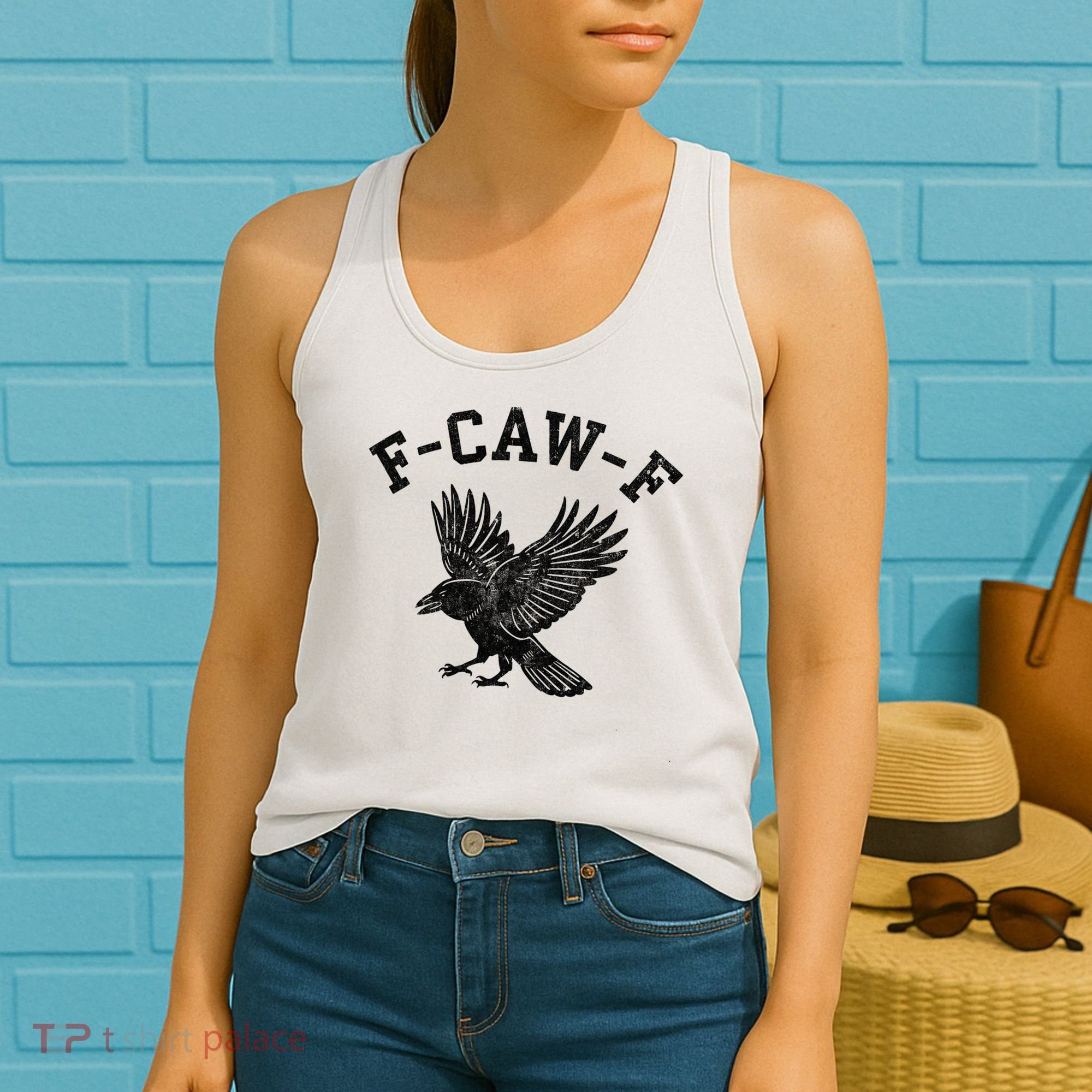 Funny F CAW F Crow Women's Tank Top