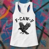 Funny F CAW F Crow Women's Tank Top thumb 3