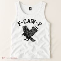 Funny F CAW F Crow Tank Top thumb 2