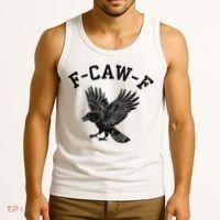 Funny F CAW F Crow Tank Top thumb 3