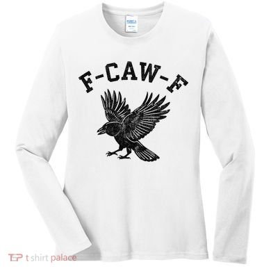 Funny F CAW F Crow Women's Long Sleeve Shirt
