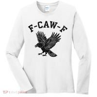 Funny F CAW F Crow Women's Long Sleeve Shirt thumb 0
