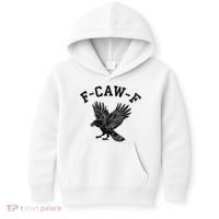 Funny F CAW F Crow Kids Hoodie thumb 0