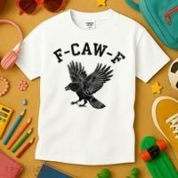 Funny F CAW F Crow Kids T-Shirt thumb 3