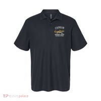 Funny Flathead Catfish Fishing Freshwater Fish Graphic Polo thumb 0