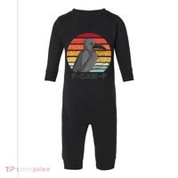 Funny F-Caw-F Crow Bird Infant Fleece One Piece thumb 0
