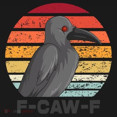 Funny F-Caw-F Crow Bird Infant Fleece One Piece