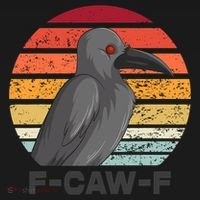 Funny F-Caw-F Crow Bird Infant Fleece One Piece thumb 2