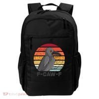Funny F-Caw-F Crow Bird Backpack thumb 0