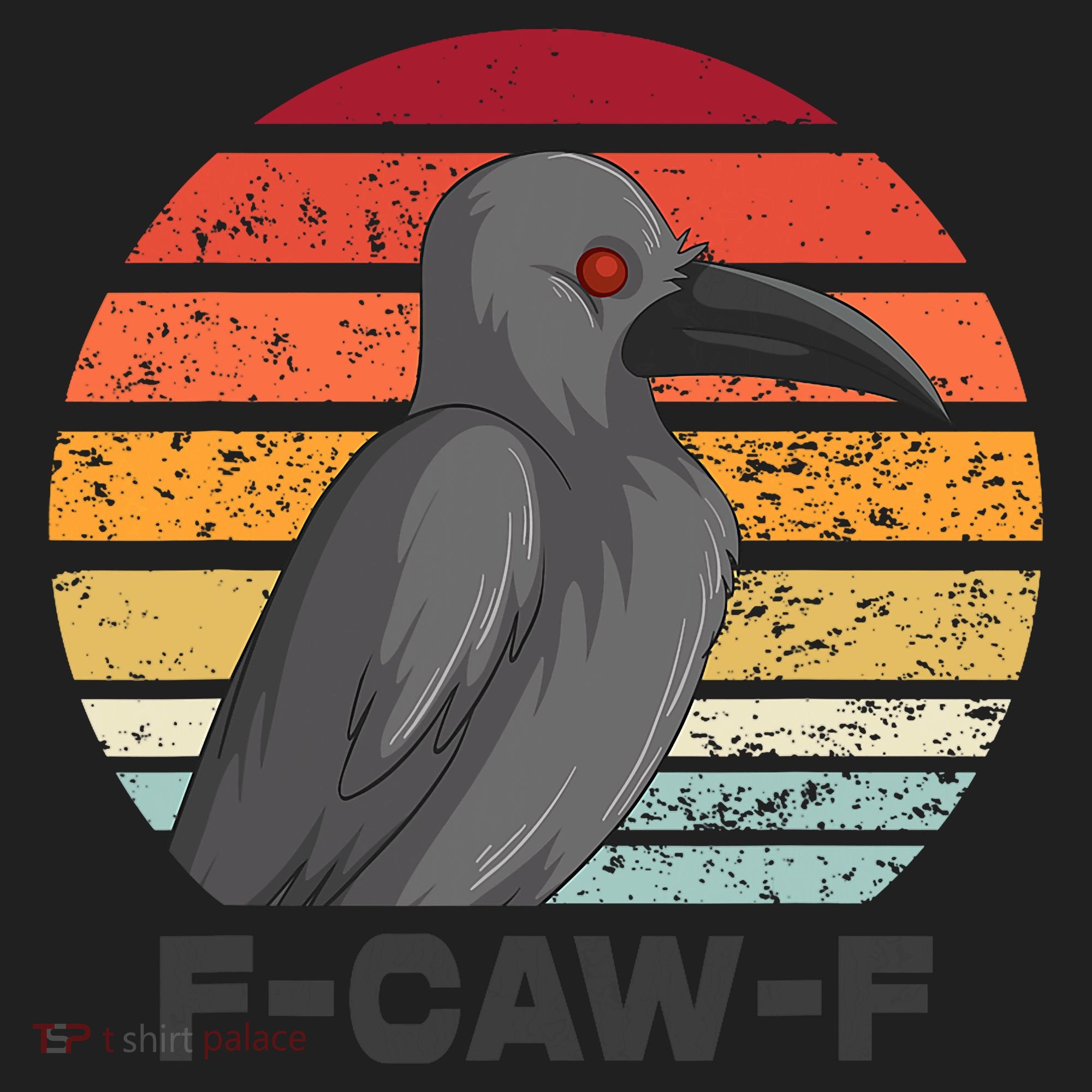 Funny F-Caw-F Crow Bird Modern Backpack