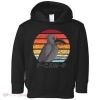 Funny F-Caw-F Crow Bird Toddler Hoodie thumb 0