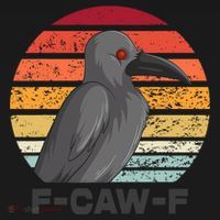 Funny F-Caw-F Crow Bird Toddler Hoodie thumb 2