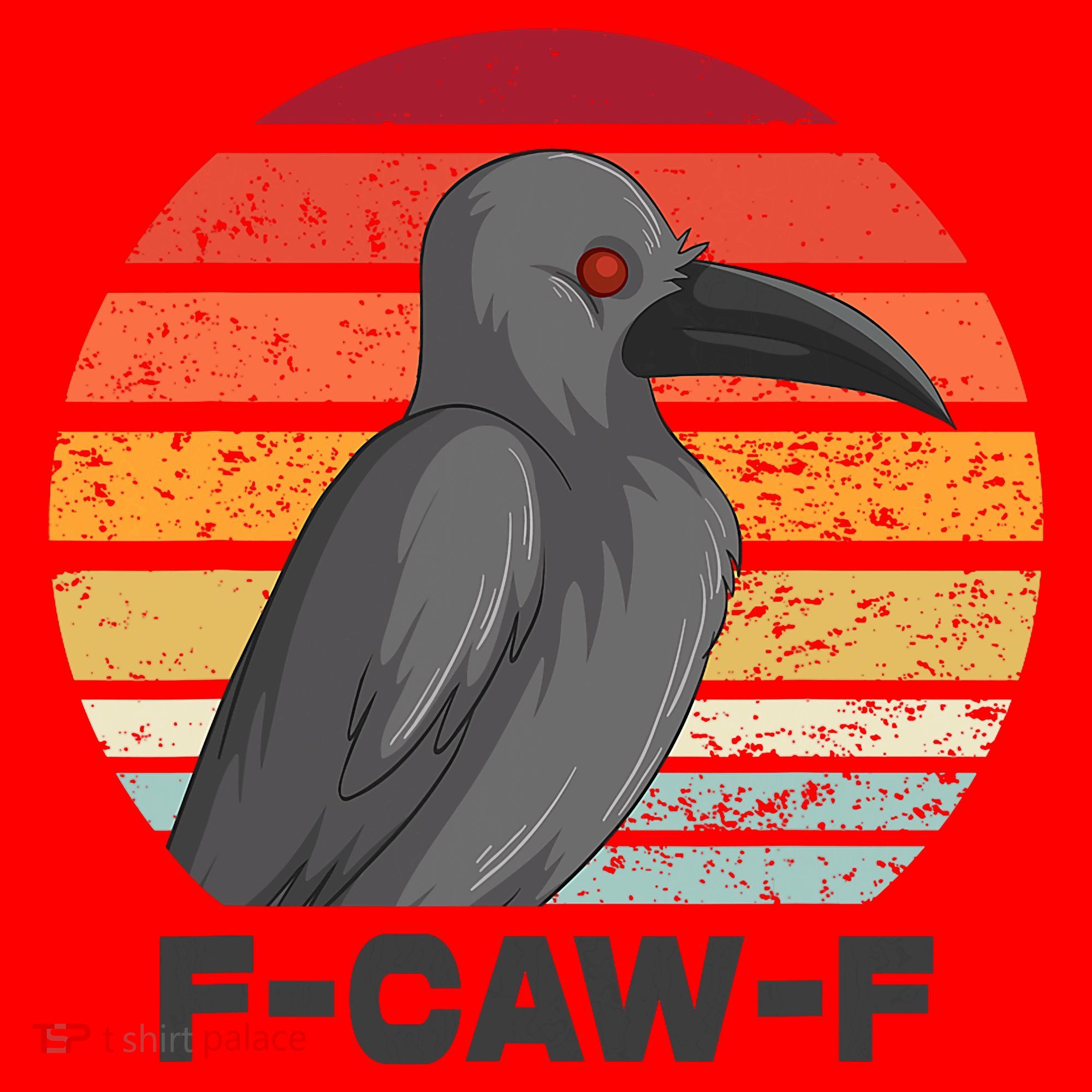 Funny F-Caw-F Crow Bird Santa Hat