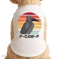 Funny F-Caw-F Crow Bird Doggie Tank thumb 0