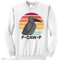 Funny F-Caw-F Crow Bird Sweatshirt thumb 0