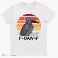 Funny F-Caw-F Crow Bird T-Shirt thumb 0