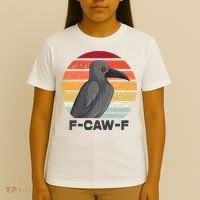 Funny F-Caw-F Crow Bird T-Shirt thumb 4