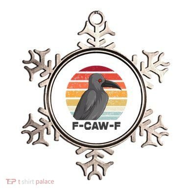 Funny F-Caw-F Crow Bird Ornament
