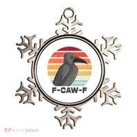Funny F-Caw-F Crow Bird Ornament thumb 0