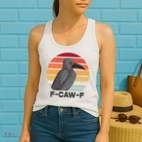 Funny F-Caw-F Crow Bird Women's Tank Top thumb 2