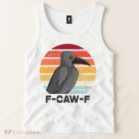 Funny F-Caw-F Crow Bird Tank Top thumb 2