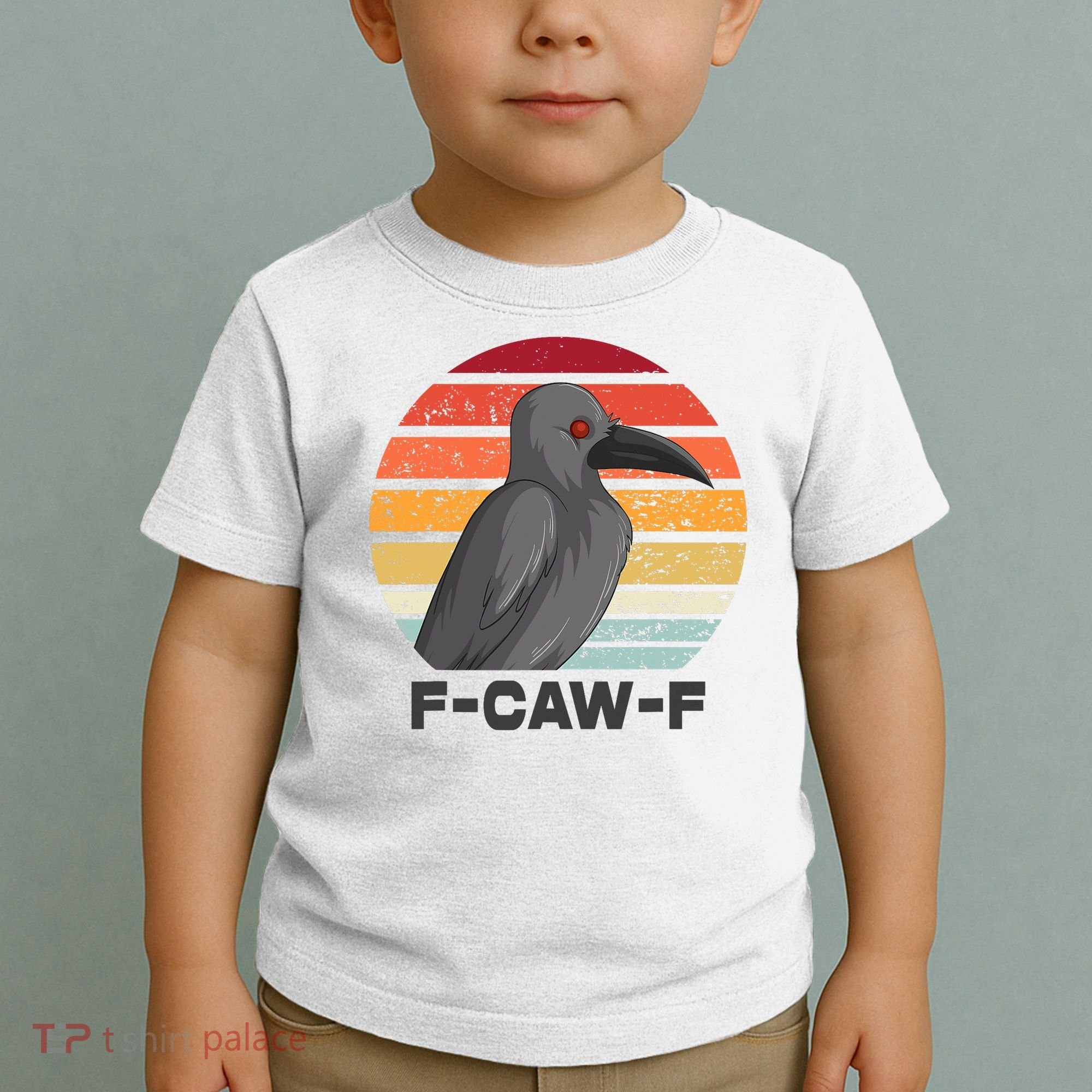 Funny F-Caw-F Crow Bird Toddler T-Shirt