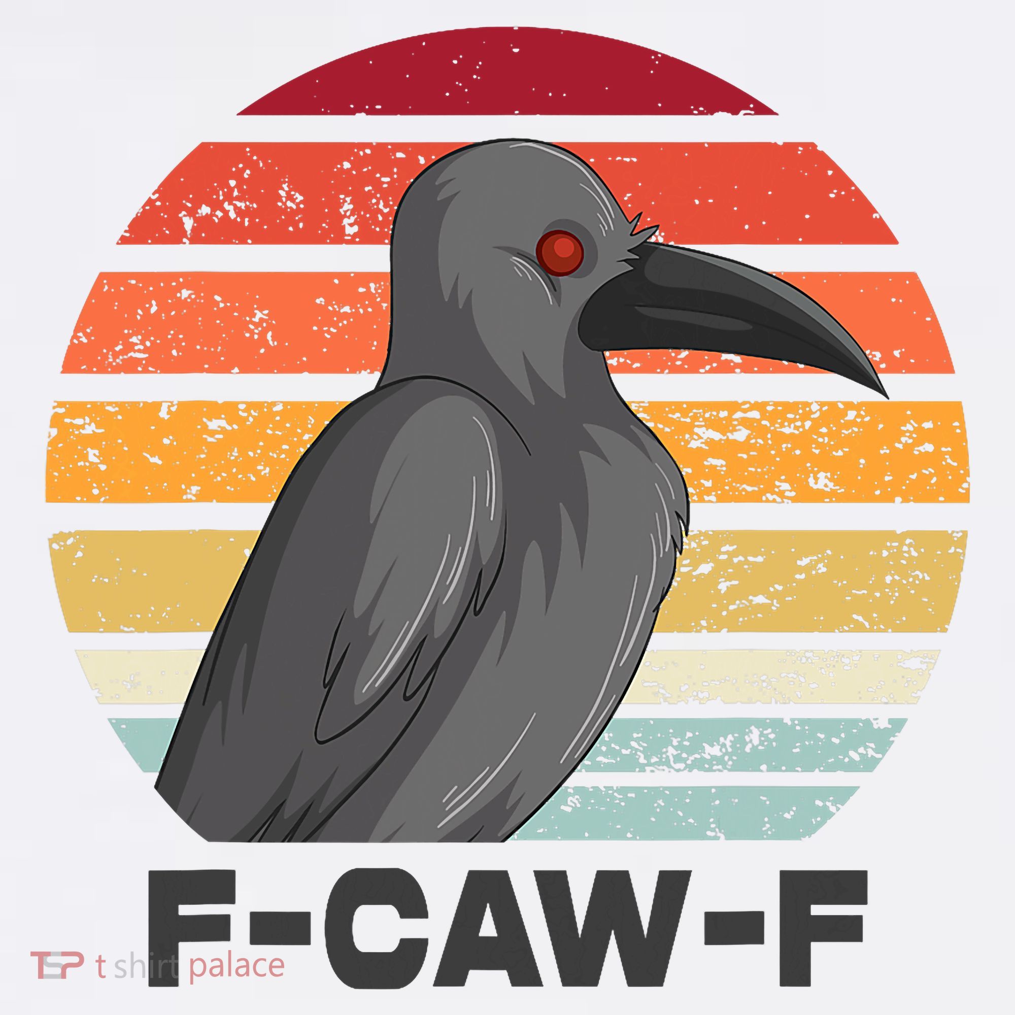 Funny F-Caw-F Crow Bird Kids Sweatshirt