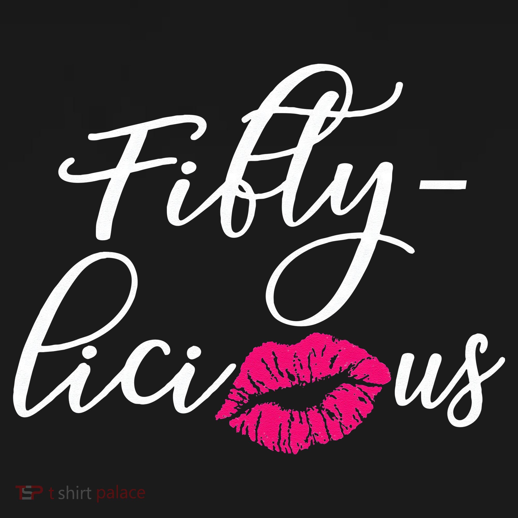 Fiftylicious Fifty Cute 50th Birthday For Her Funny Gift Women's Tank Top
