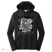 Funny F-Caw-F Crow Black Crow, F-Caw-F Black Bird Performance Fleece Hoodie thumb 0