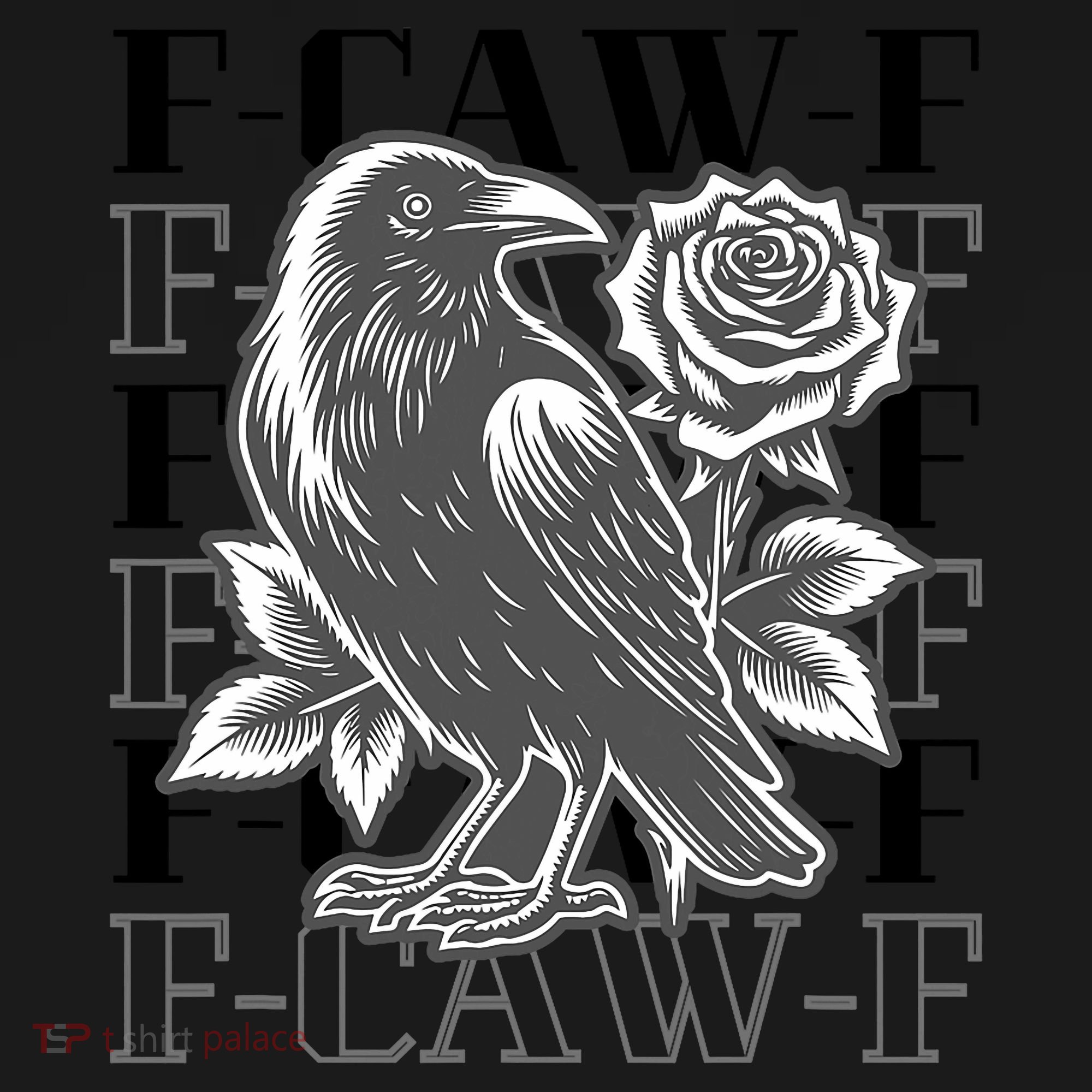 Funny F-Caw-F Crow Black Crow, F-Caw-F Black Bird Performance Fleece Hoodie