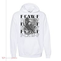 Funny F-Caw-F Crow Black Crow, F-Caw-F Black Bird Comfort Colors Garment-Dyed Hooded Sweatshirt thumb 0