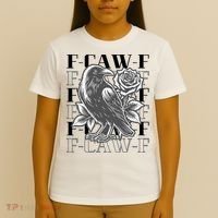Funny F-Caw-F Crow Black Crow, F-Caw-F Black Bird T-Shirt thumb 4