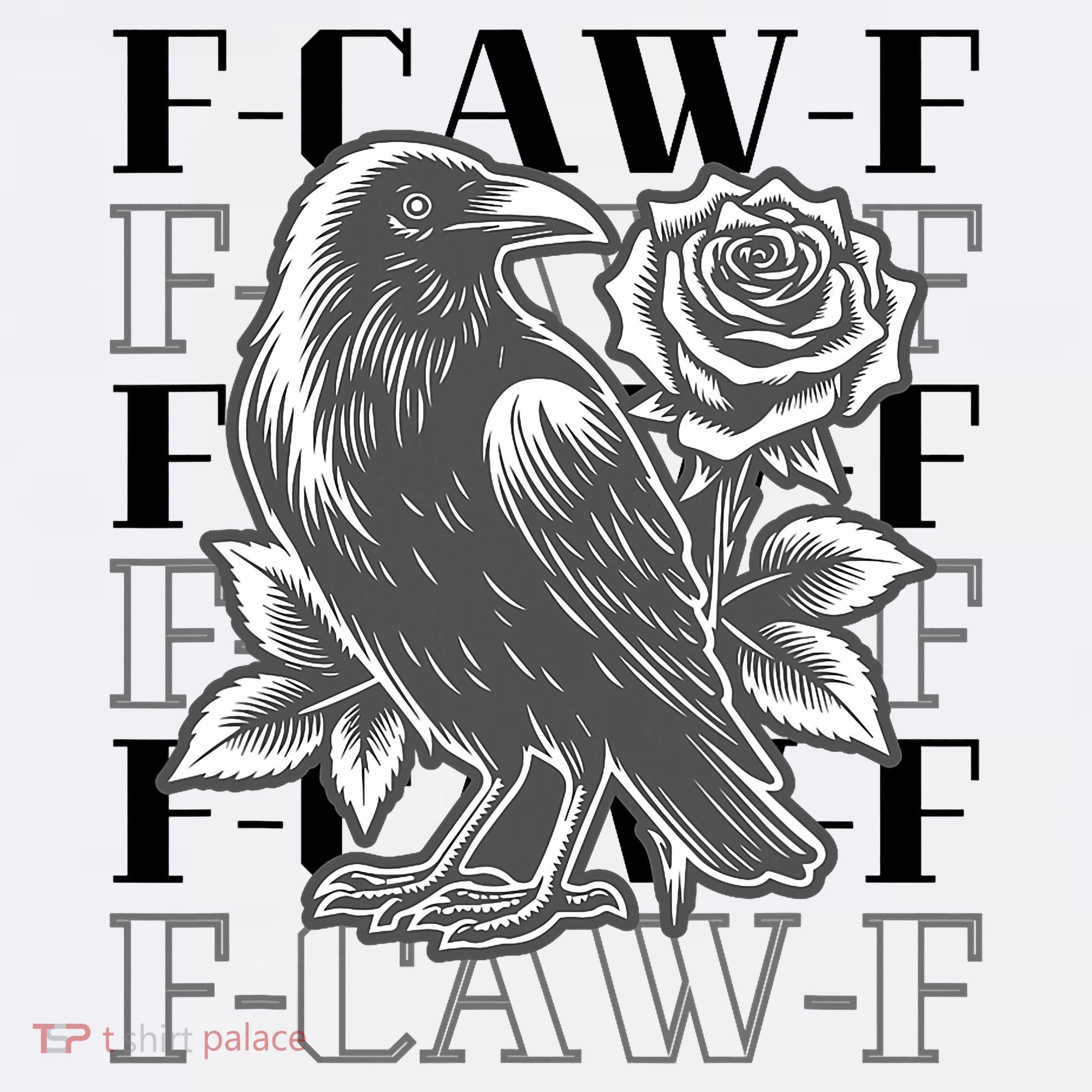 Funny F-Caw-F Crow Black Crow, F-Caw-F Black Bird Women's Tank Top