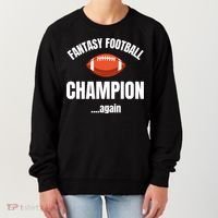 Fantasy Football Champion Repeat Winner Gift Women's Sweatshirt thumb 0