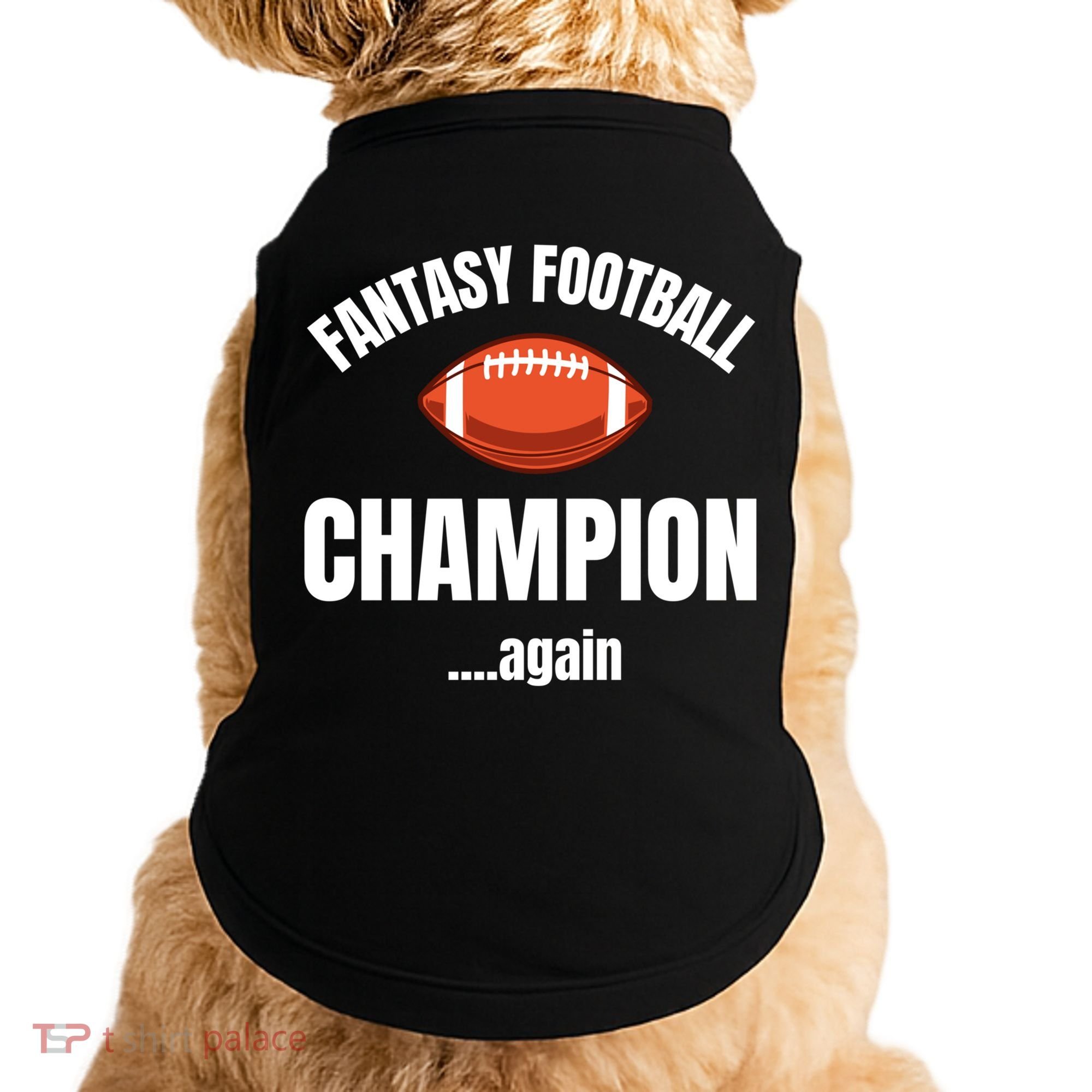 Fantasy Football Champion Repeat Winner Gift Doggie Tank