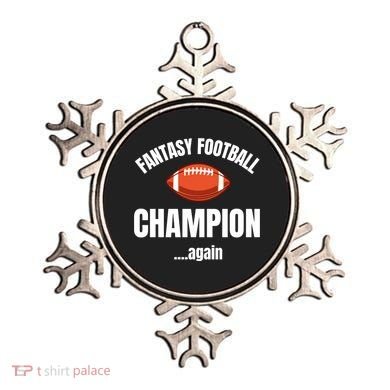 Fantasy Football Champion Repeat Winner Gift Ornament
