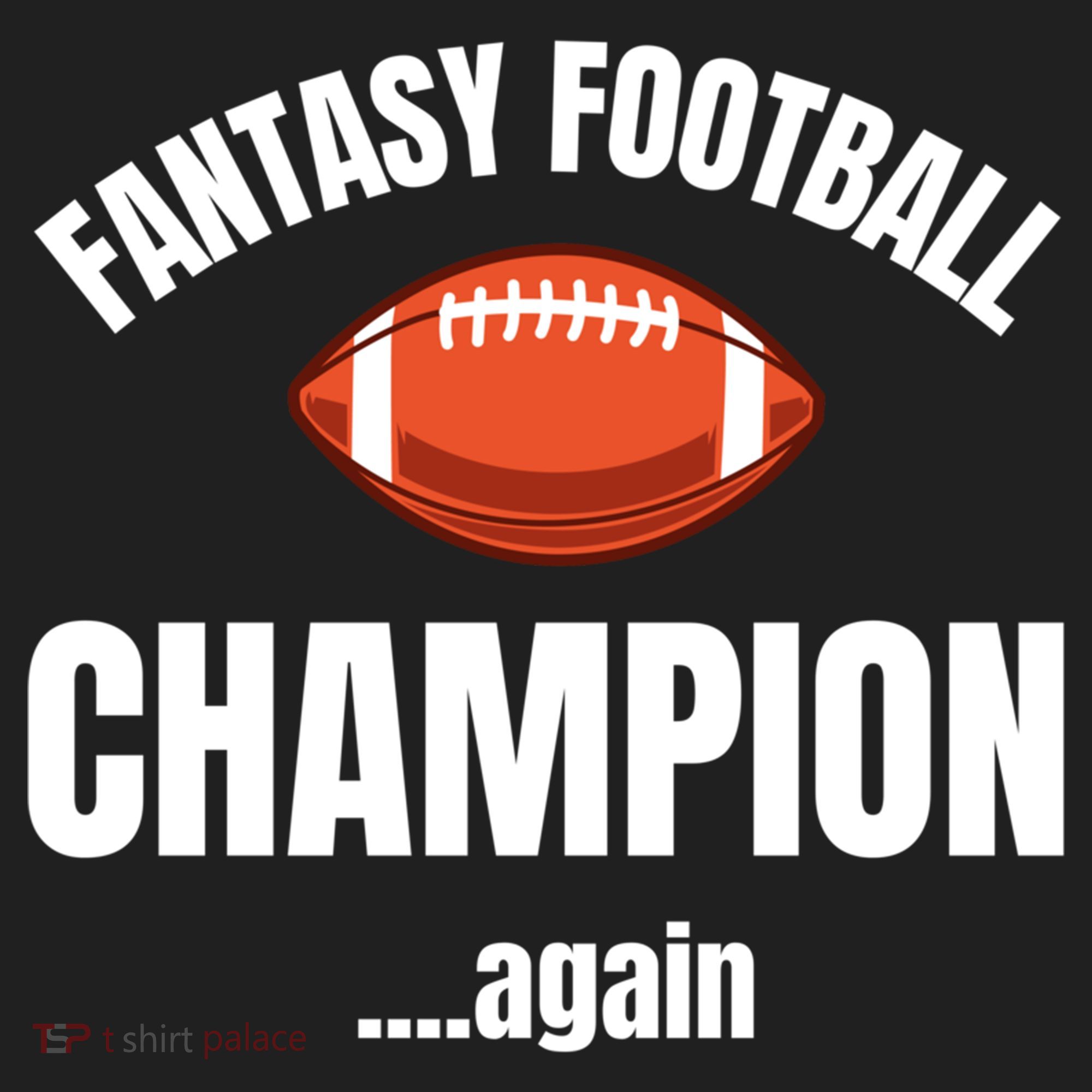 Fantasy Football Champion Repeat Winner Gift Golf Towel