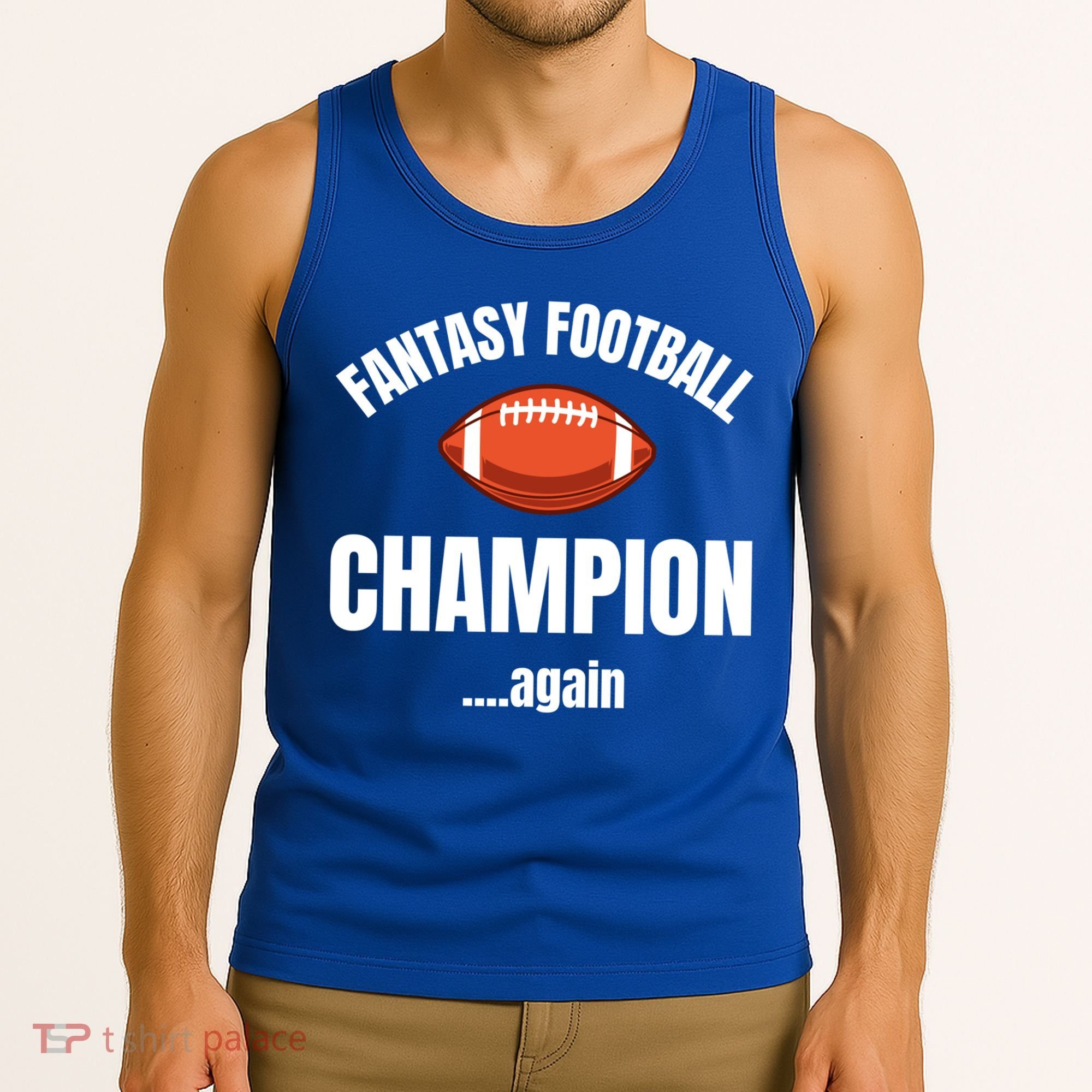 Fantasy Football Champion Repeat Winner Gift Tank Top