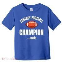 Fantasy Football Champion Repeat Winner Gift Toddler T-Shirt thumb 0