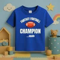 Fantasy Football Champion Repeat Winner Gift Toddler T-Shirt thumb 3