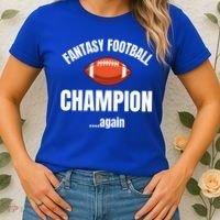 Fantasy Football Champion Repeat Winner Gift Women's T-Shirt thumb 2