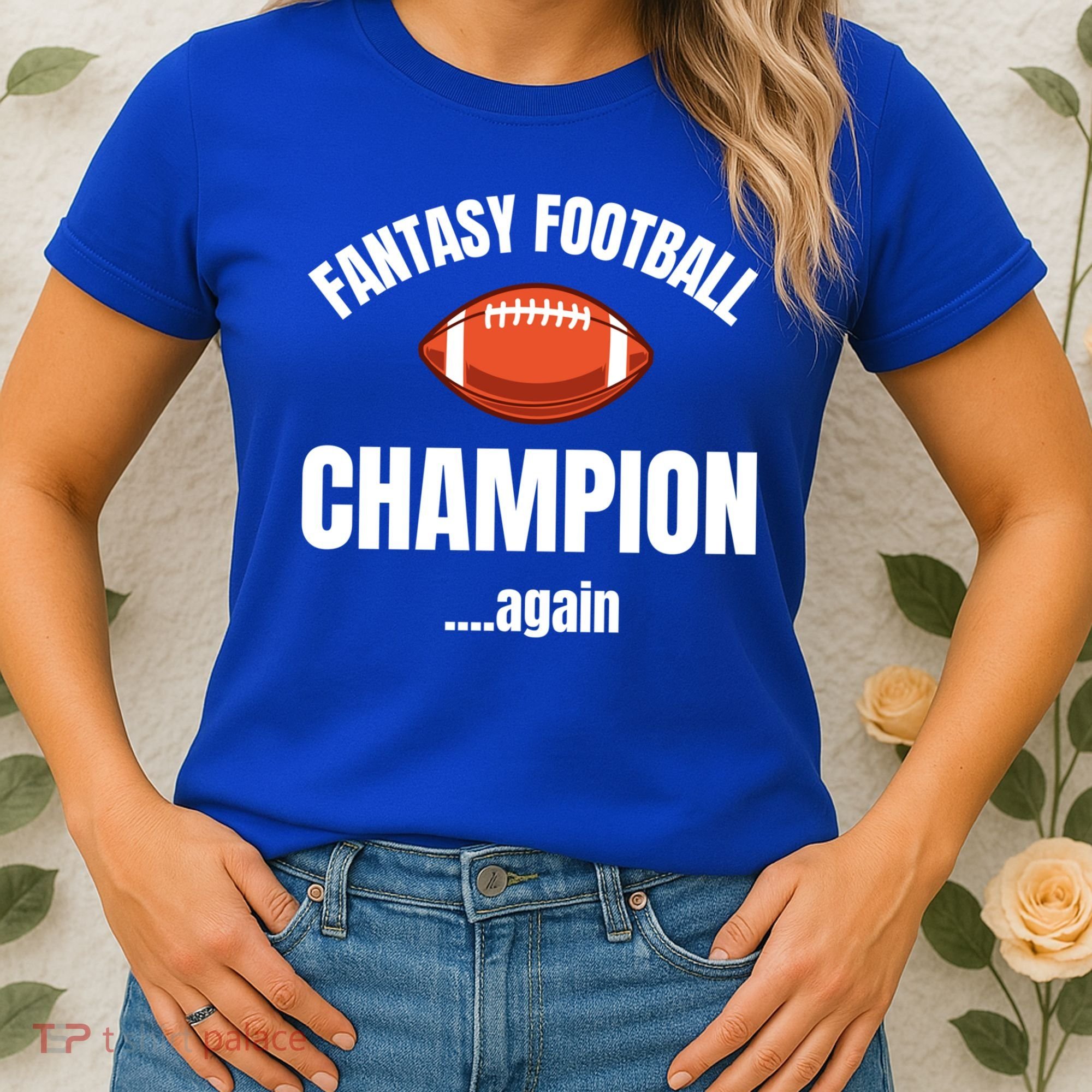 Fantasy Football Champion Repeat Winner Gift Women's T-Shirt