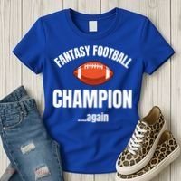 Fantasy Football Champion Repeat Winner Gift Women's T-Shirt thumb 3