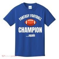 Fantasy Football Champion Repeat Winner Gift Kids T-Shirt thumb 0