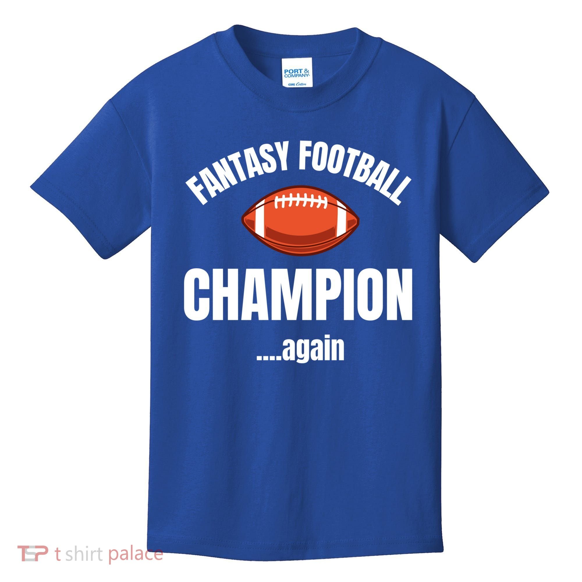 Fantasy Football Champion Repeat Winner Gift Kids T-Shirt