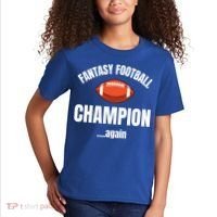 Fantasy Football Champion Repeat Winner Gift Kids T-Shirt thumb 2