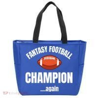 Fantasy Football Champion Repeat Winner Gift Tote Bag thumb 0
