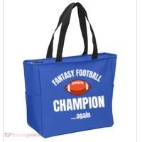 Fantasy Football Champion Repeat Winner Gift Tote Bag thumb 2