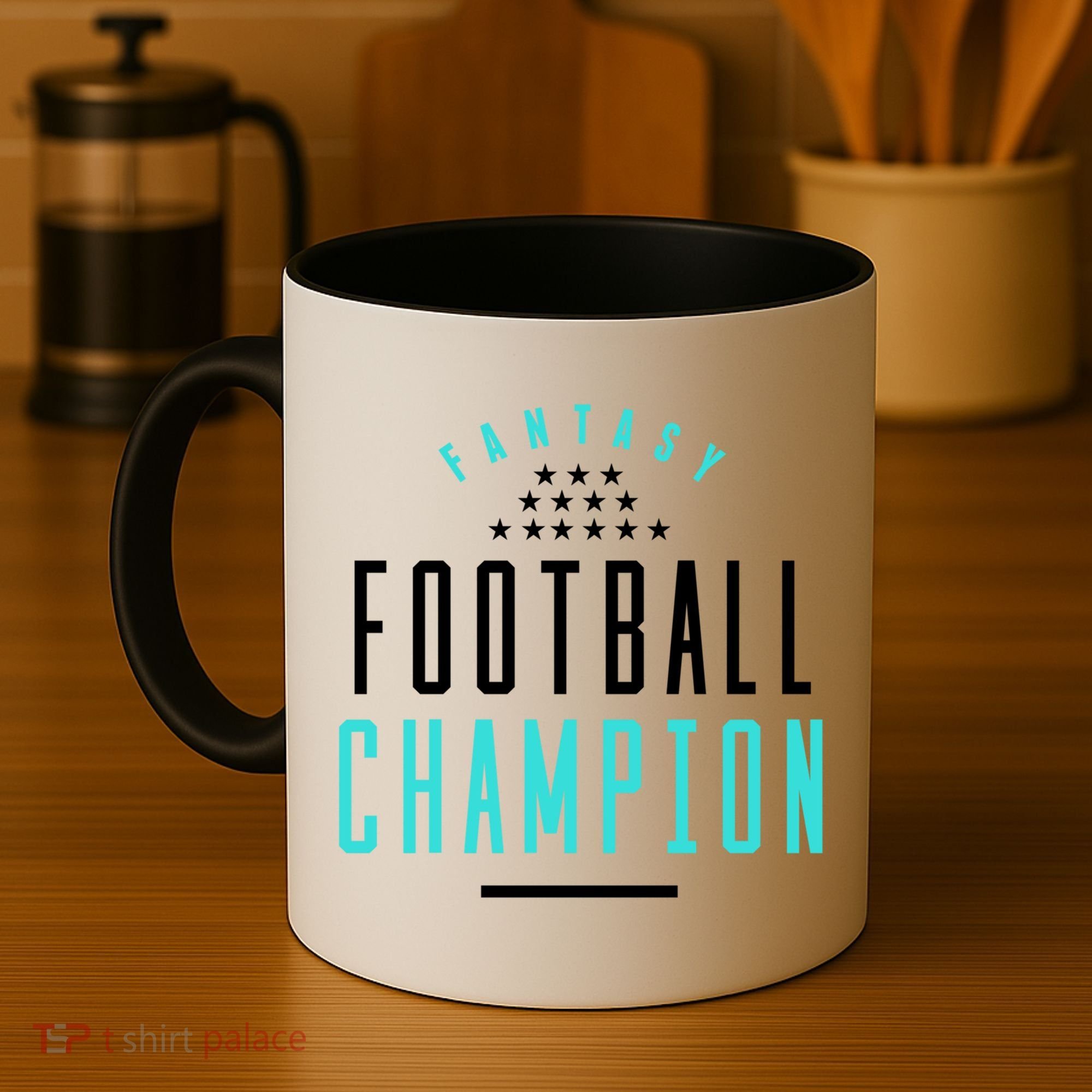 Fantasy Football Champion Winner League Draft Team Gift Coffee Mug