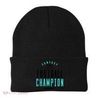 Fantasy Football Champion Winner League Draft Team Gift Beanie thumb 0